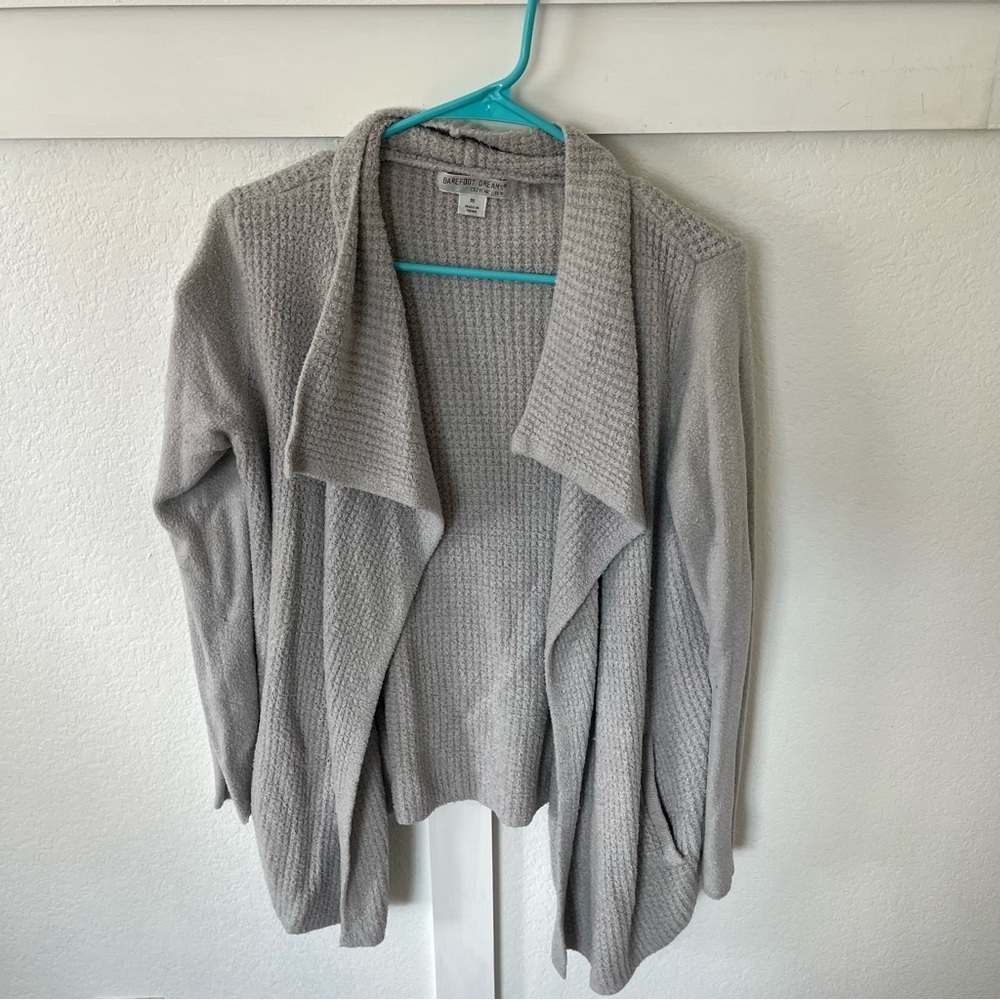 Barefoot Dreams Women's Medium Cardigan Sweater